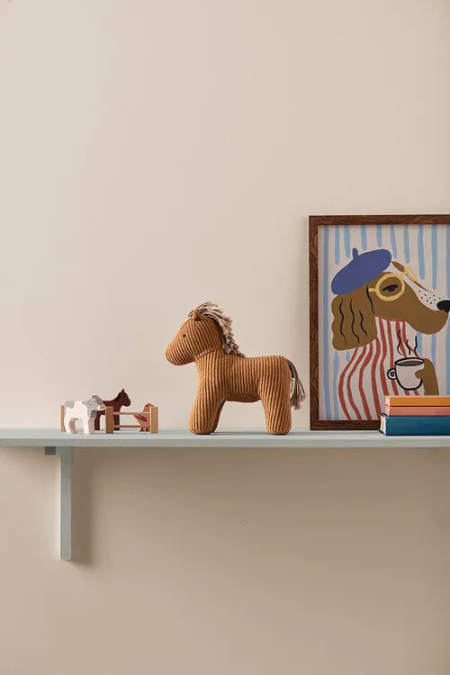 Knuffel paard Vera Aiden - Katoen - Bruin - Kid's Concept