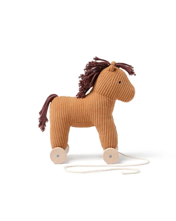 Trekpaardje Vera Aiden - 2 in 1 - Pull Along - Bruin - Kid's Concept