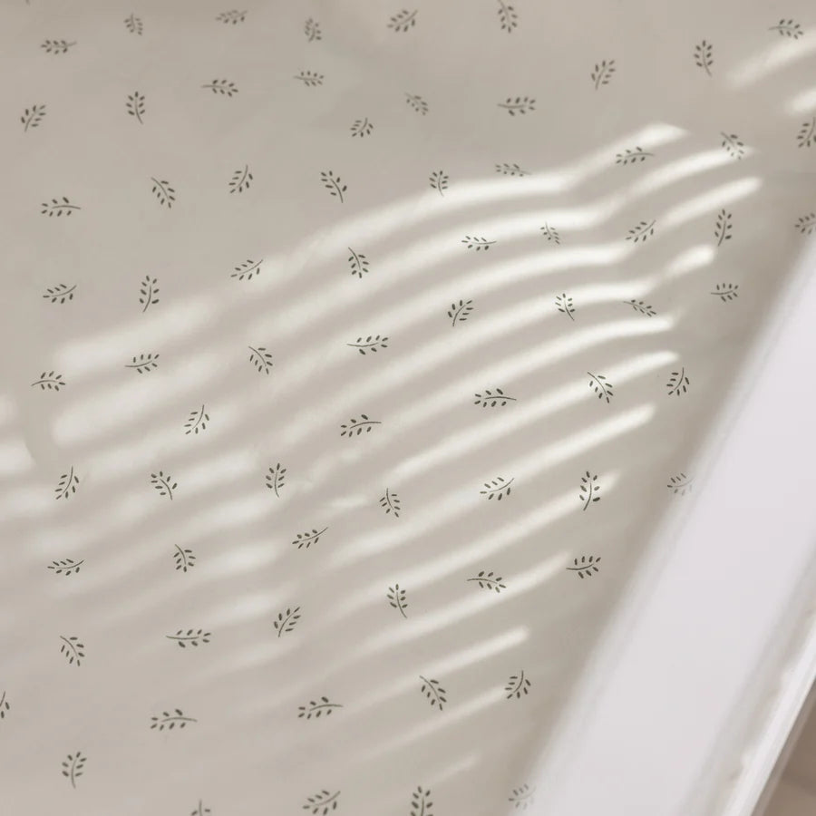 Dekbedovertrek Baby - 100x70 & 40x45 - Biologisch Katoen - Sephora Leaves
