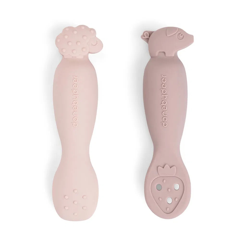 Learning spoon set - Tiny farm - Powder - Done by Deer