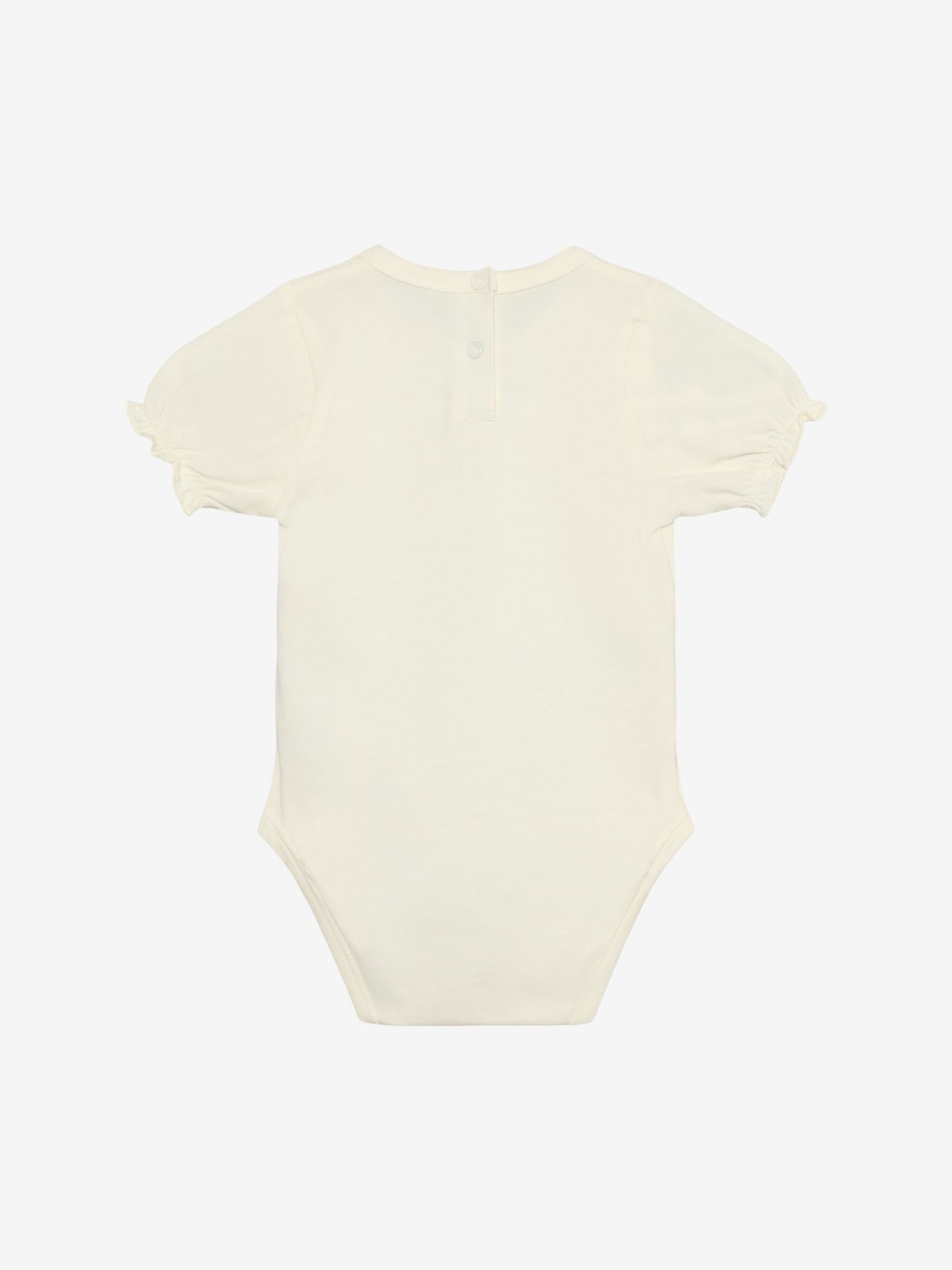 Short sleeve romper - Cotton - Eggnog - Body SS Embroidery - En Fant