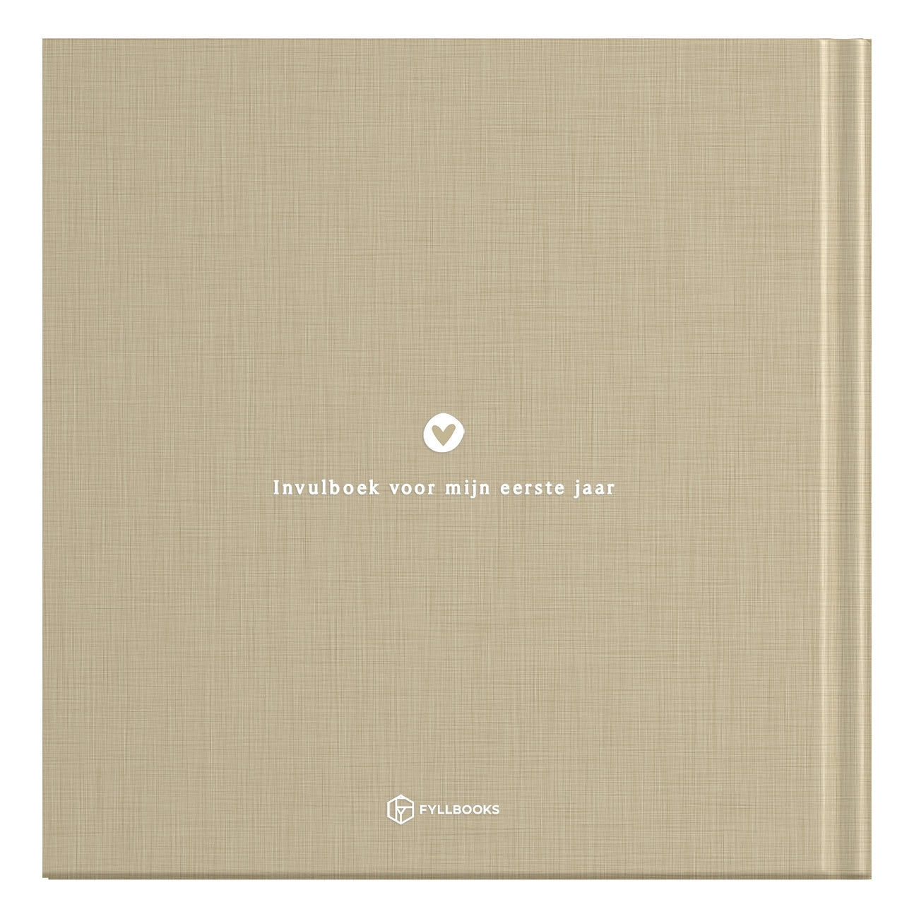Baby journal - My first year - Linen taupe - Fyllbooks