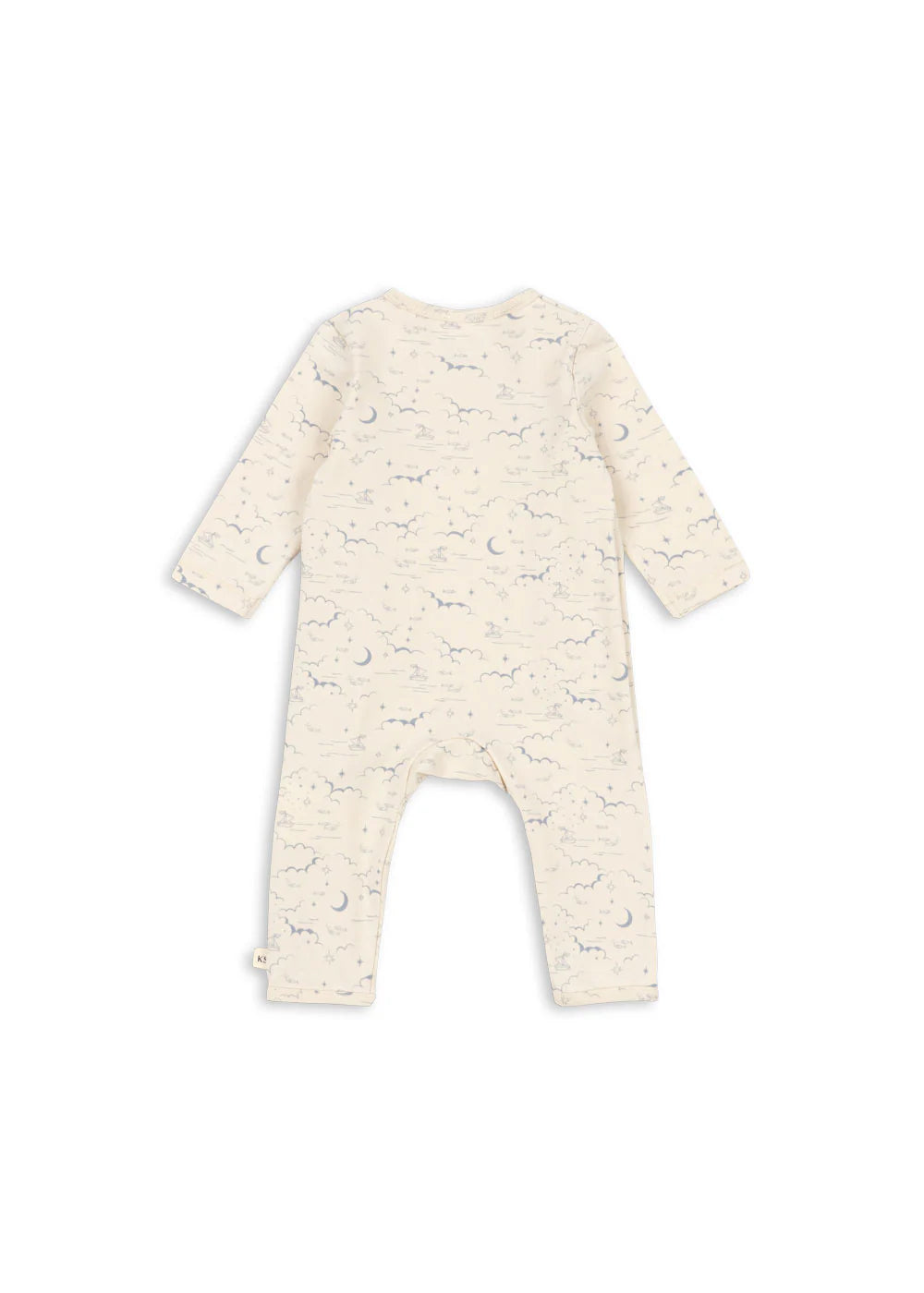 Basic Newborn Onesie - Cielo Marino - Overslag Boxpakje - Biologisch Katoen - GOTS - Konges Sløjd