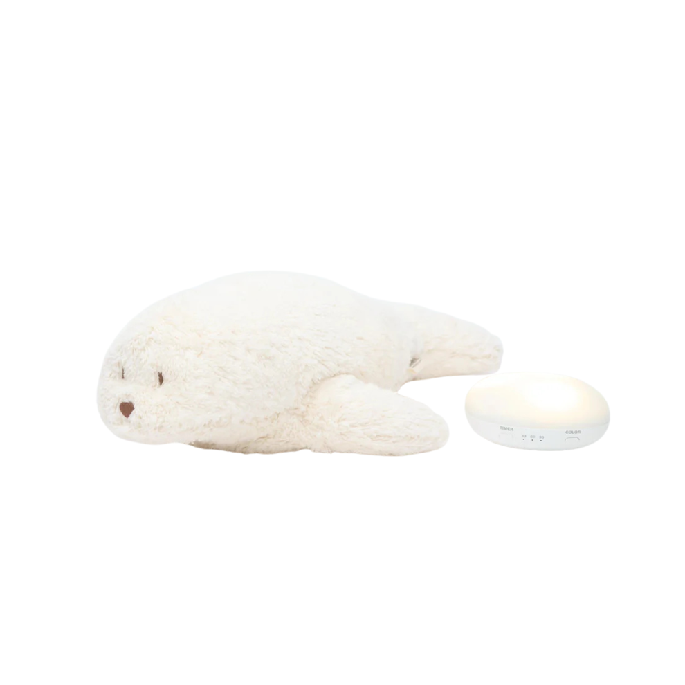 Kuscheltier mit Herzschlag & White Noise - The Humming Bunny 2.0 - Bio GOTS Baumwolle - Moonie