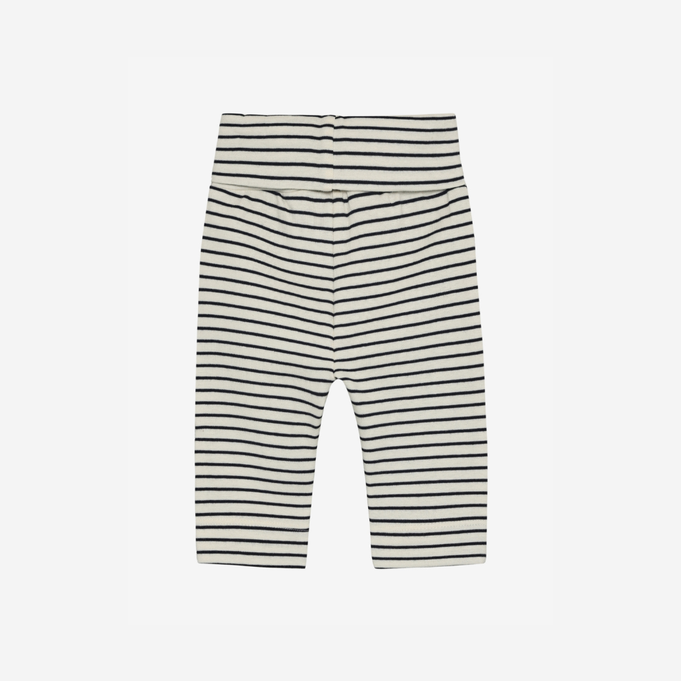 Baby leggings - Organic cotton - Pants YD Stripe - Navy Blazer - Huttelihut