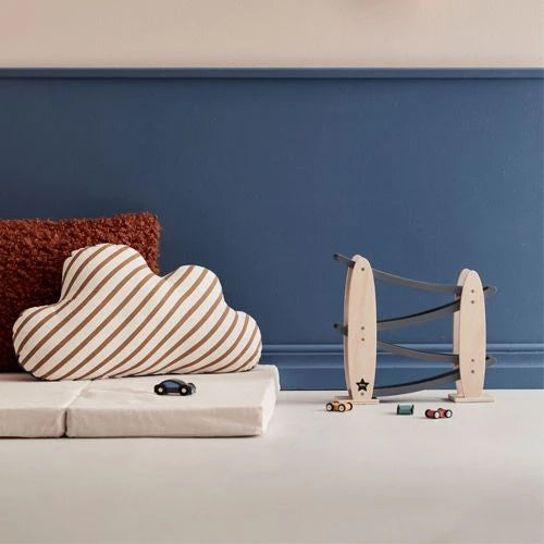 Holzrennbahn - Natur/Grau Aiden - Kid's Concept