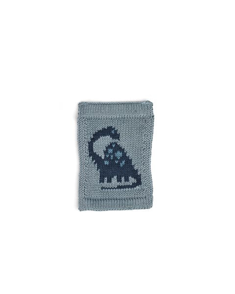 Knitted Figure Flags - Knitted Symbols - Blue Tones - SmallStuff