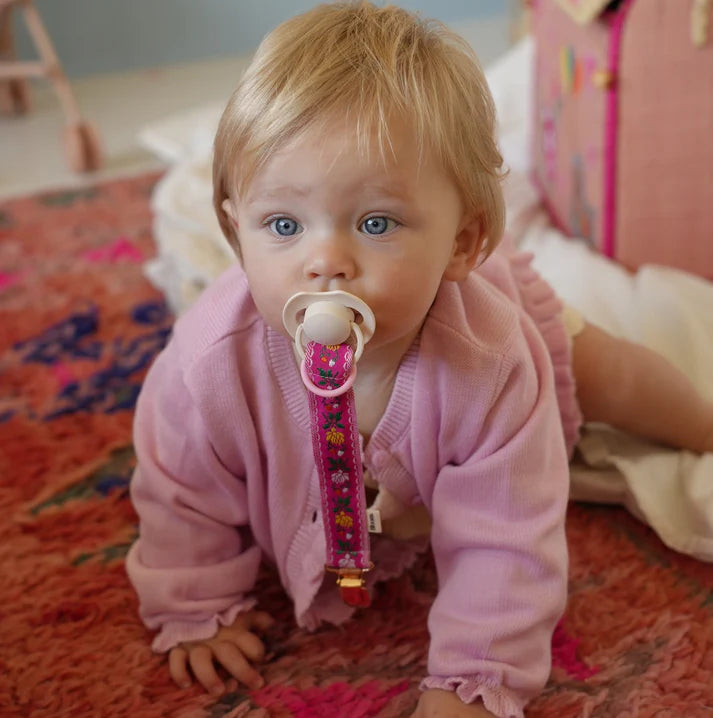 Pacifier Clip Ibiza - Handmade - Baby Bloom Clips