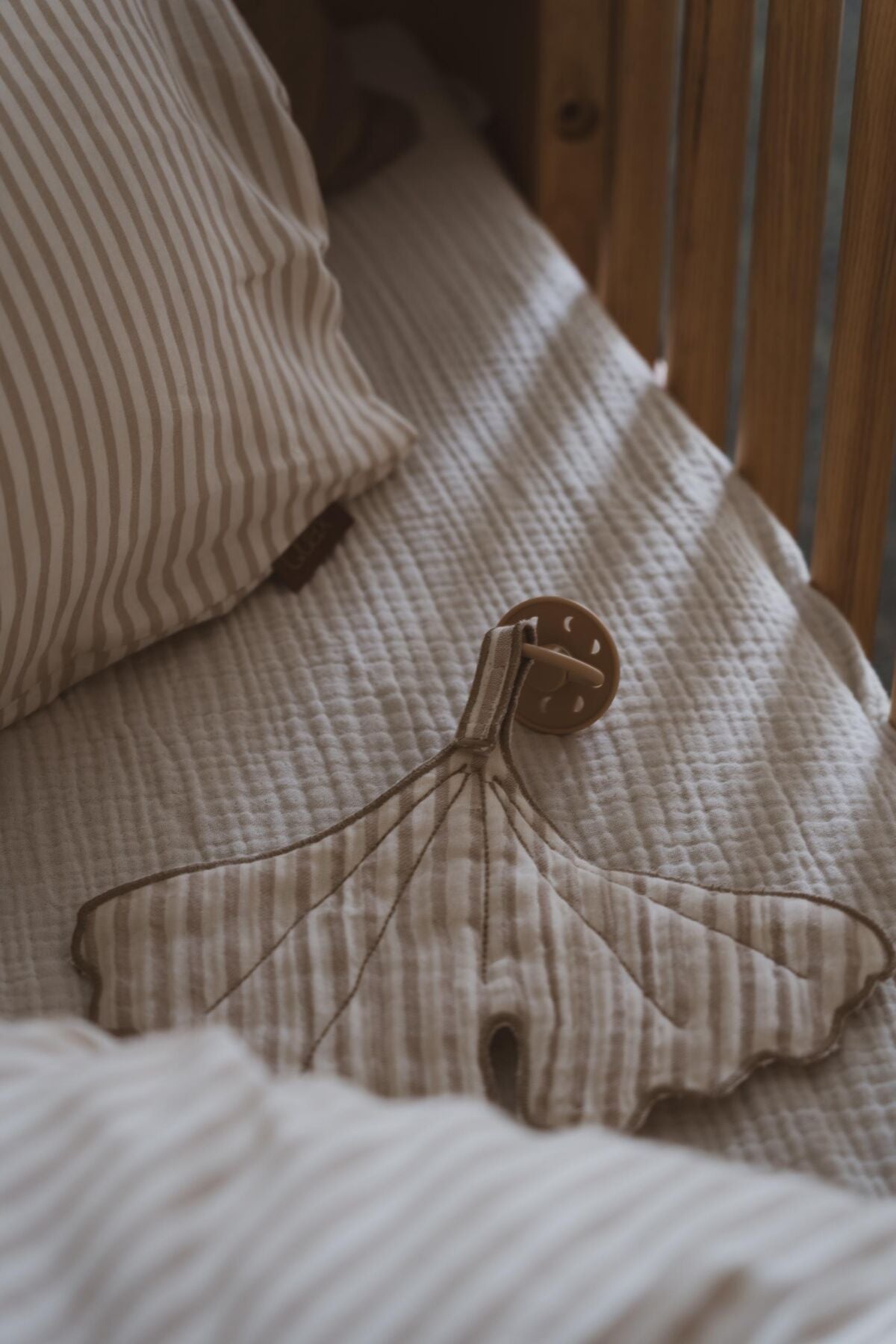 Doudou Ginkgo - Speendoekje - Natural Collection - Stripes - Quax - productfoto