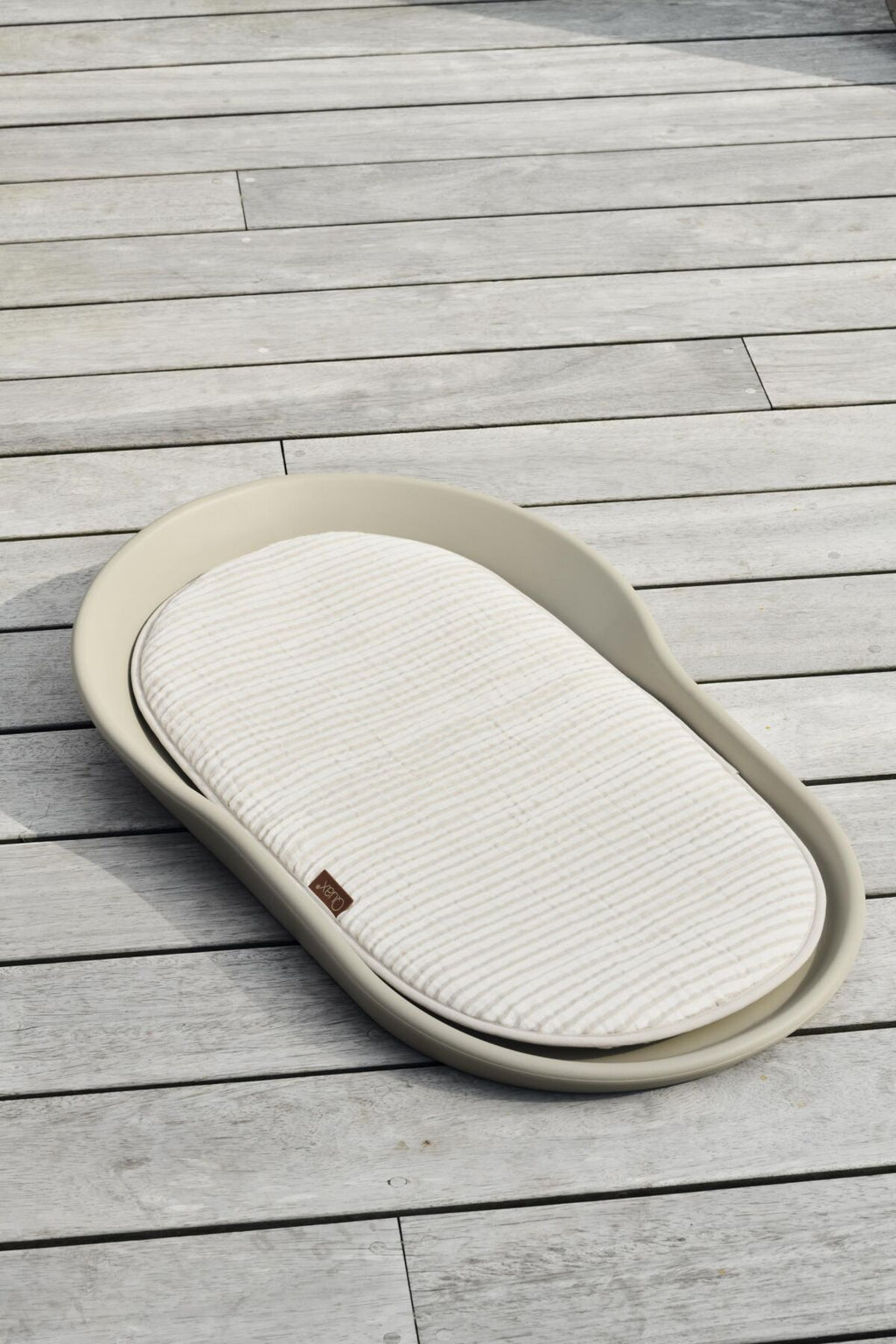 Mamee Inlegkussen - Natural Collection - Stripes - Katoen/Muslin - Quax - productfoto - afbeelding 3