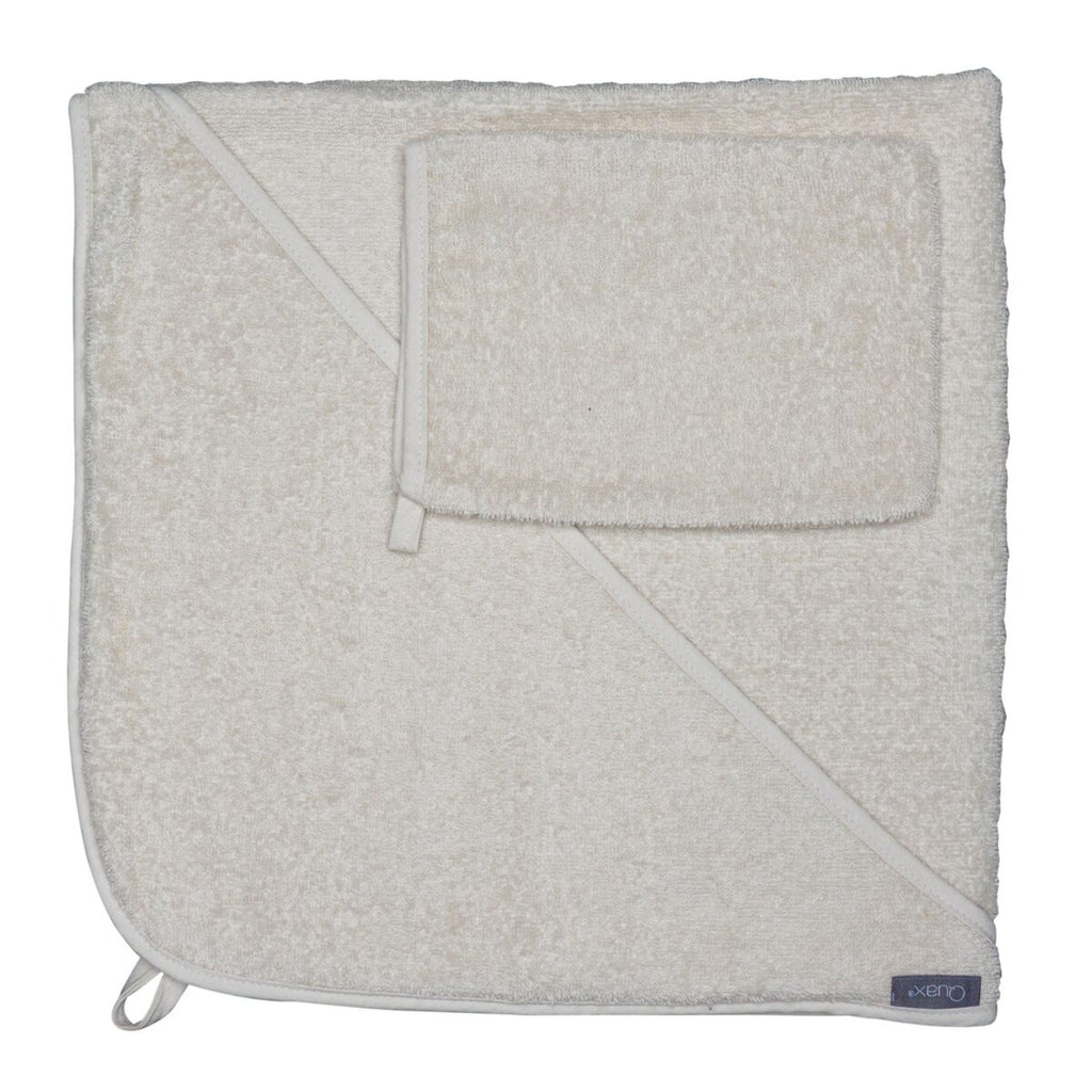Badcape en Washandje - Badstof - Quax - productfoto - afbeelding 8