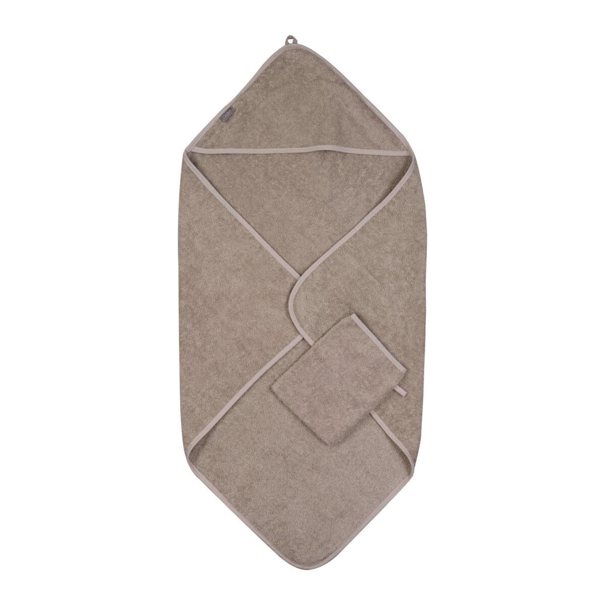 Badcape en Washandje - Badstof - Quax - productfoto - afbeelding 2