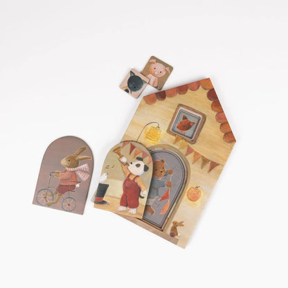 Multi-Layered Friends Puzzle - Lagenpuzzel voor kinderen - 3+ jaar - Egmont Toys