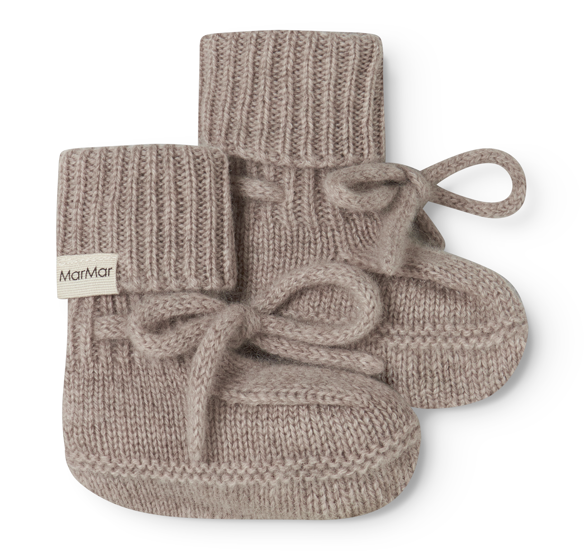 Cashmere babyslofjes – Abooties – Alpaca Melange – 100% cashmere – MarMar Copenhagen