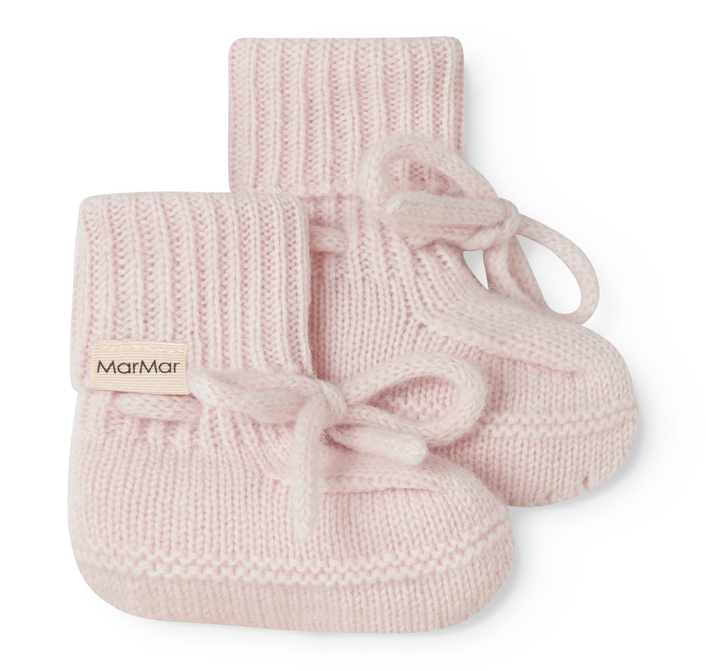 Cashmere slofjes – Abooties – Rosa Melange – 100% cashmere – MarMar Copenhagen
