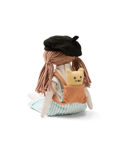 Zachte meisjes pop - Doll Ingrid - Katoen - Kid's Concept