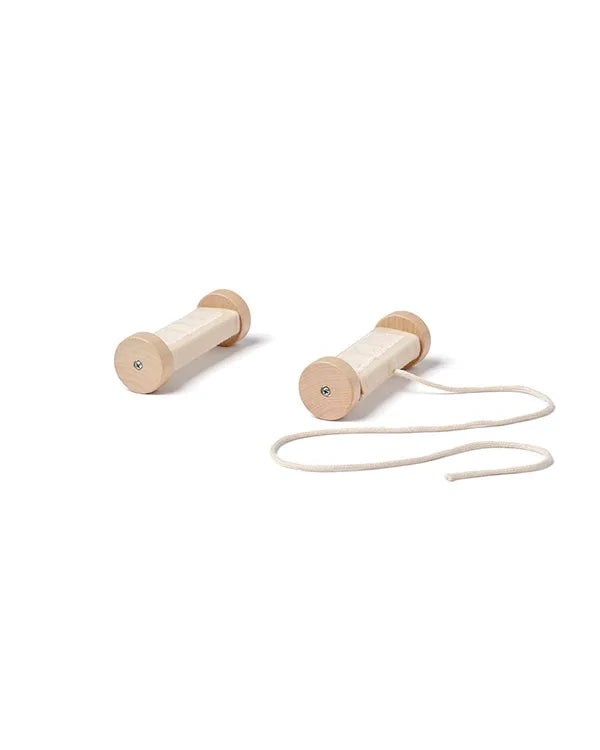 Trekpaardje Dotty Aiden - 2 in 1 -  Pull Along - Beige/Wit - Kid's Concept