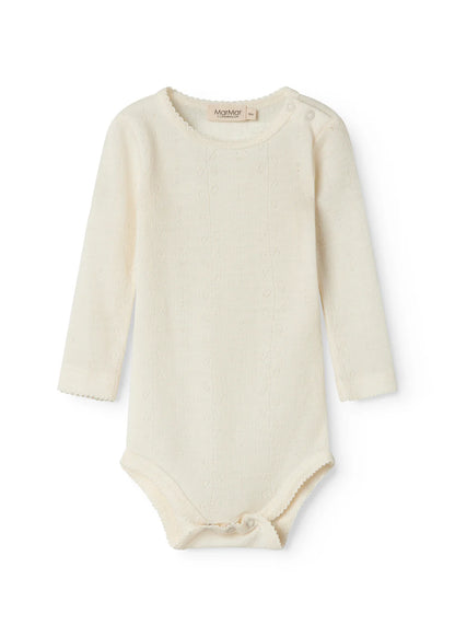 Strampler Pointelle - 100% Merinowolle - Benedikte - MarMar Copenhagen