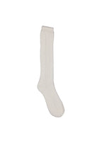 Knee Socks Pointelle – Gentle White – Cotton kids' knee-high socks with openwork pattern – MarMar Copenhagen