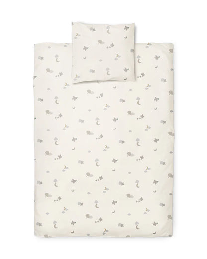 Junior Dekbed set - Over The Moon - 100% biologisch katoen - 100x140 cm - Moonboon
