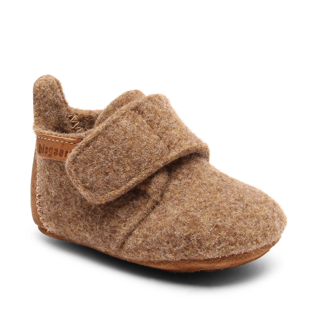 Baby Wool Camel – Chaussons en laine pour bébé – Petits souliers – Bisgaard