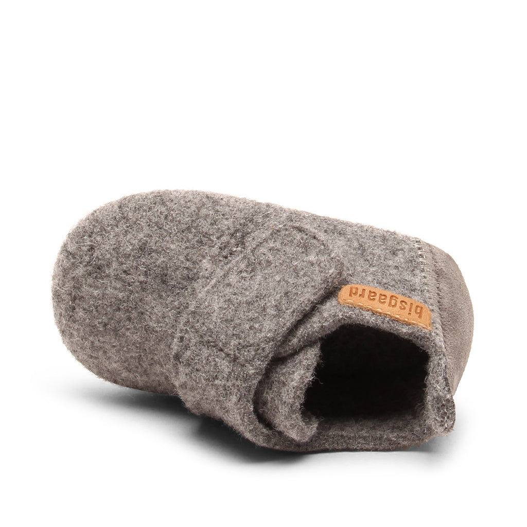 Baby Wool Grey – Wool baby booties – Shoes – Bisgaard