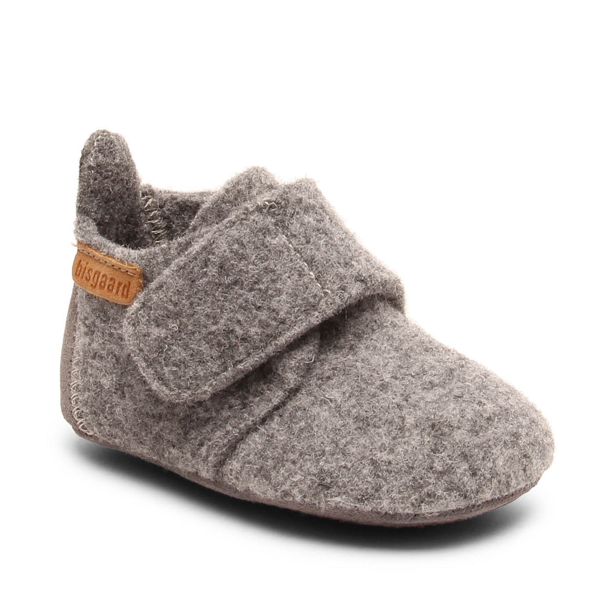 Baby Wool Grey – Wool baby booties – Shoes – Bisgaard