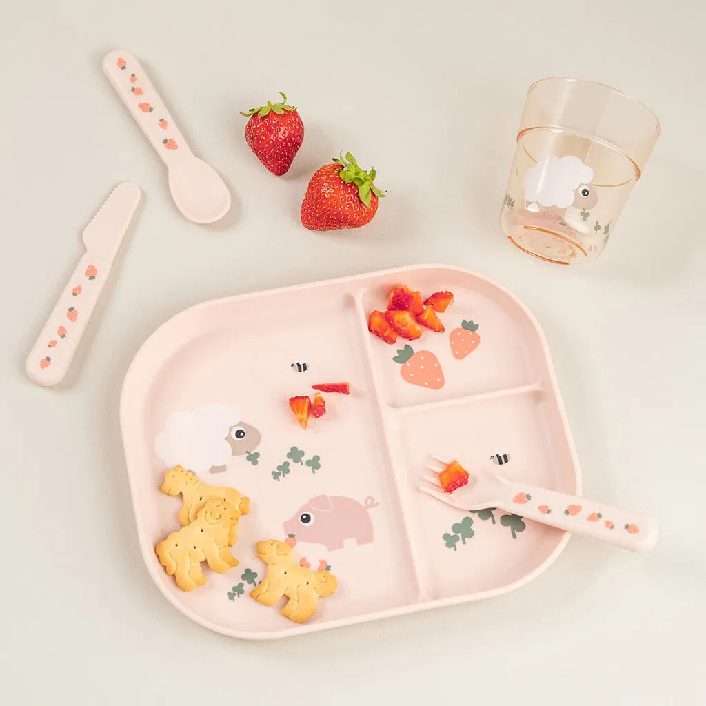 Cutlery set - Foodie cutlery set - Tiny farm - Powder - Done by Deer