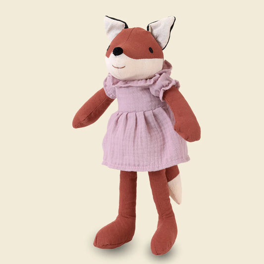 Fanny de vos - Katoenen knuffel met jurkje - Egmont Toys