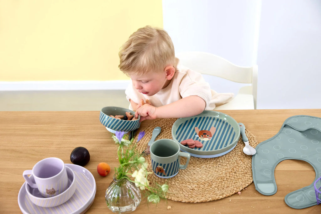Kinderbestek 3-delige Set – Tiny Team Dog – LÄSSIG