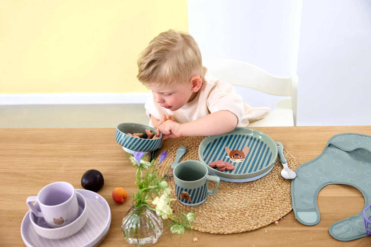Kinderbestek 3-delige Set – Tiny Team Dog – LÄSSIG