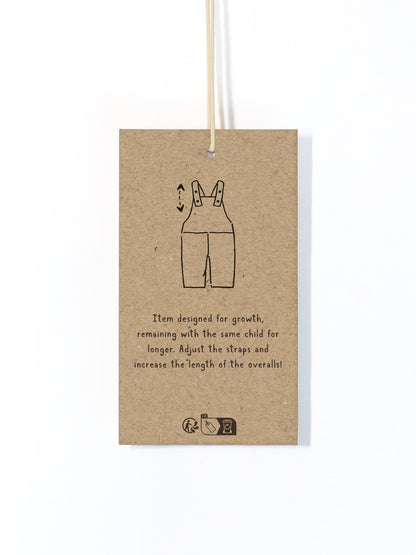 Linen jumpsuit with adjustable straps - 100% linen - Play Up