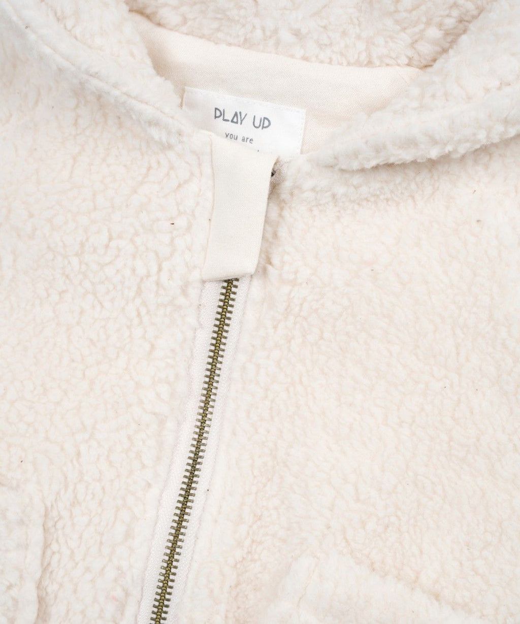 Teddy baby jacket - Organic cotton - Sketches - Play Up