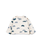 Baby-Pullover mit Wolkenprint - Baumwollmischung - Wolken-Detail - Play Up