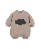 Fleece boxpakje met wolkje - Baggy fit - Katoenmix - Drawing - Play Up