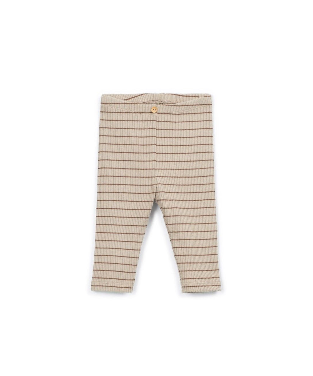 Gerippte Leggings mit Streifen – Baumwolle & Modal – Tufting – Play Up