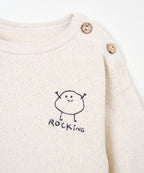 Sweater Rocking Sketches - Katoen & gerecycled katoen - Play Up