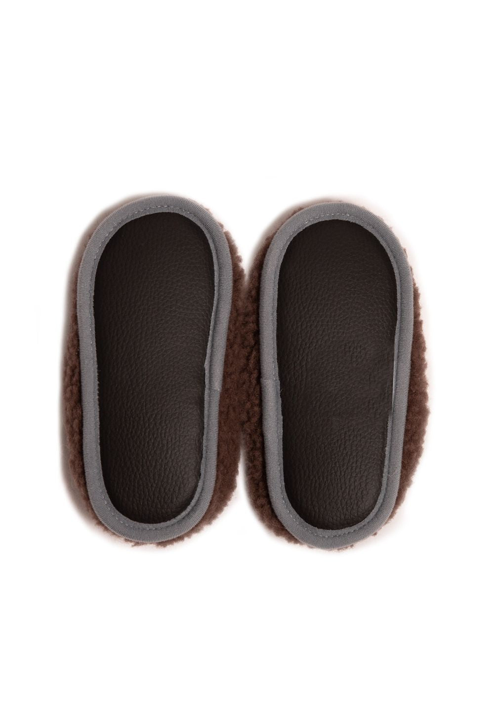 Wollen kindersloffen - Cloudlet Junior Choco Martini – 100% wol – Alwero x Salty Stitch