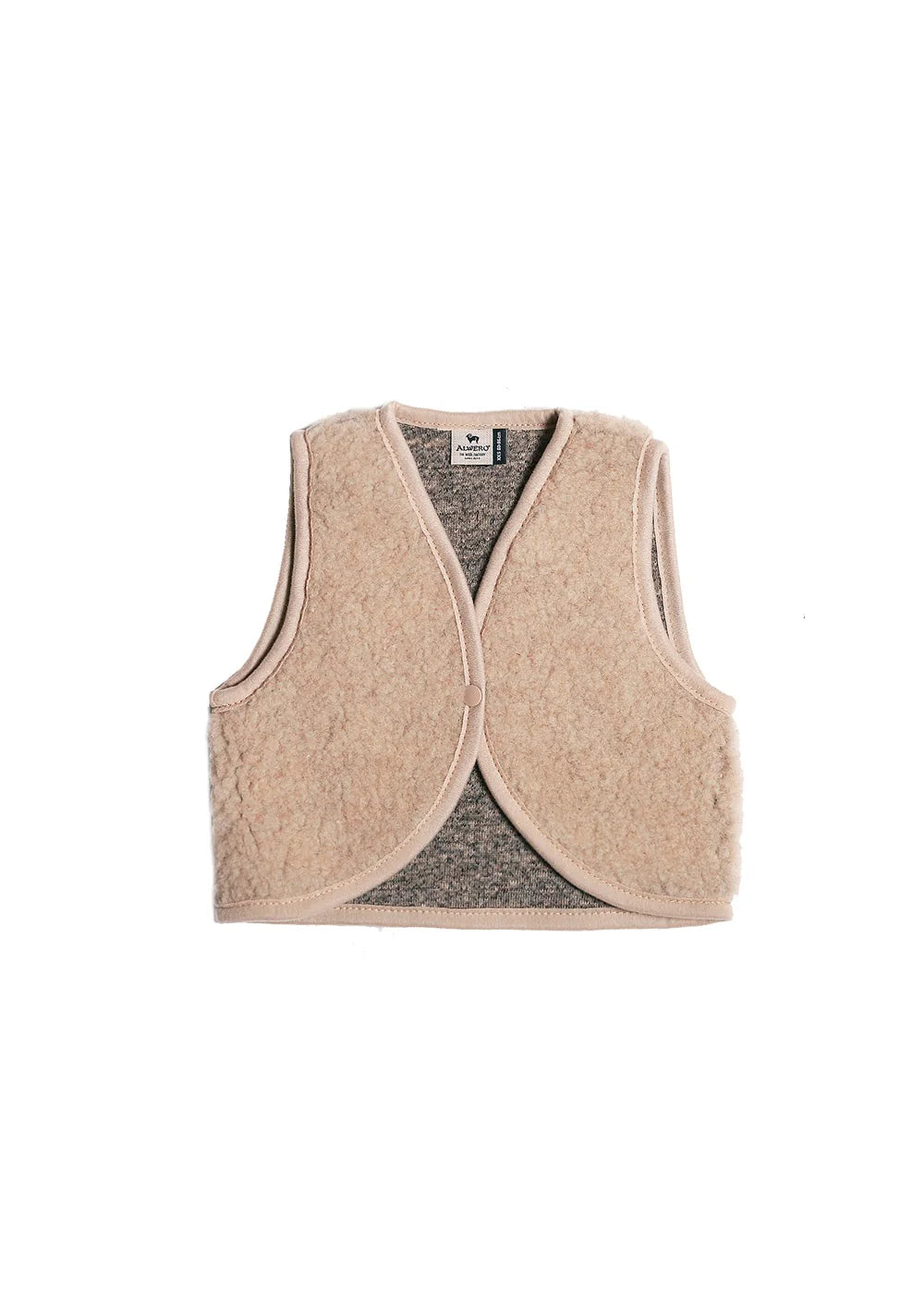 Baby vest - Giletje - Lulu light - 100% Wol - Alwero - productfoto - afbeelding 2
