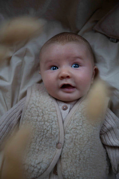 Baby vest - Cardigan - Lulu light - 100% Wool - Alwero
