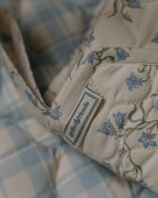 Wickelauflage - Changing Mat Quilted Viola - Bio-Baumwollsatin - Garbo&Friends