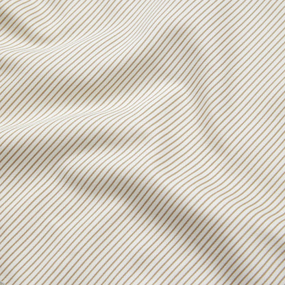CamCam Copenhagen - Bedding set Junior 100x140cm - Classic Stripes Camel - Duvet cover - 100% Organic cotton