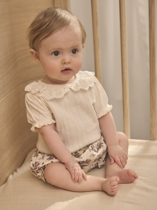 Luierbroekje met bloemetjes - Katoen Mousseline - Bloomers Floral Woven - En Fant