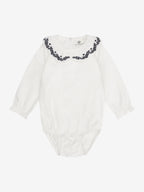Collared Romper Egret – Cotton – En Fant