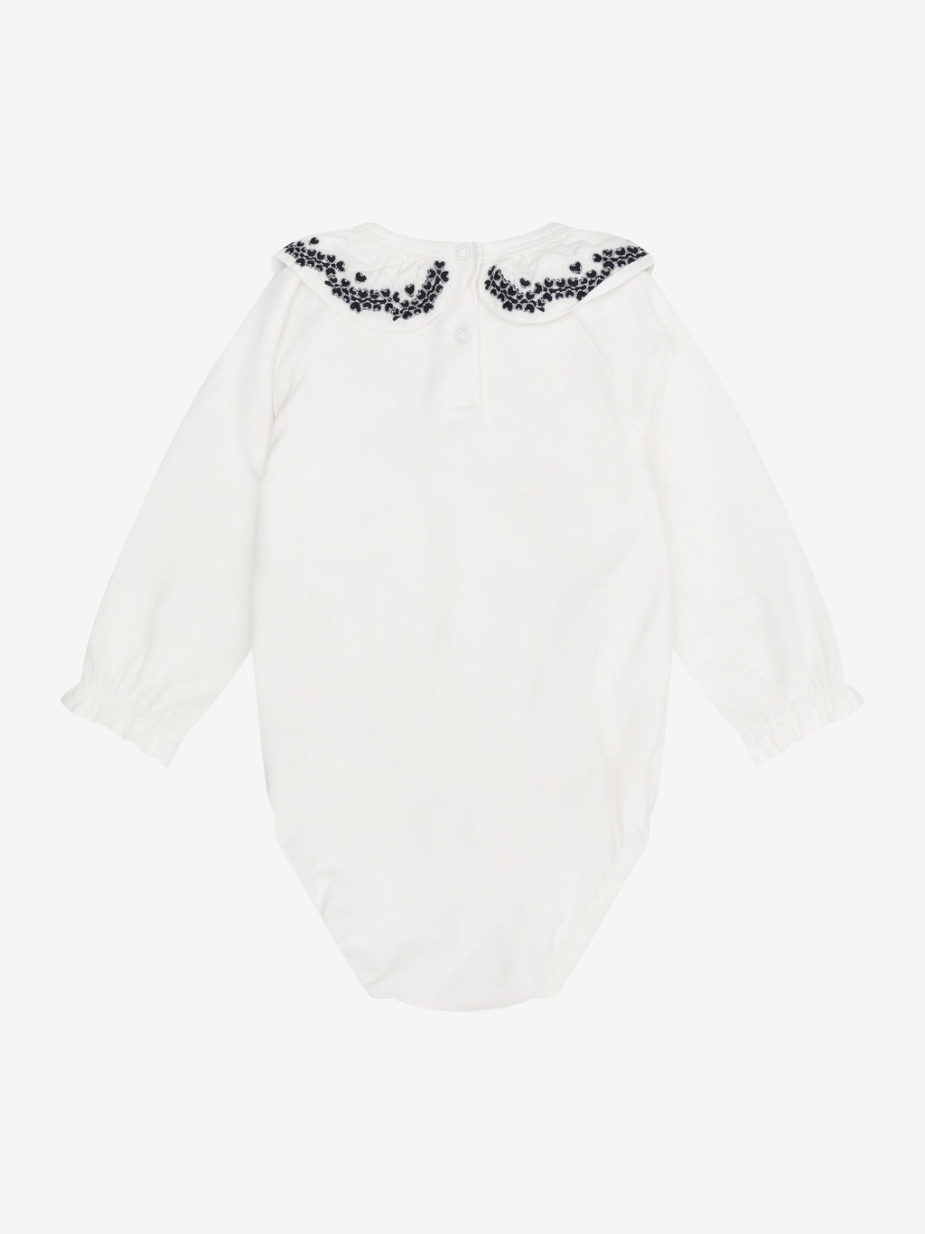 Collared Romper Egret – Cotton – En Fant