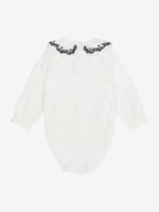 Collared Romper Egret – Cotton – En Fant