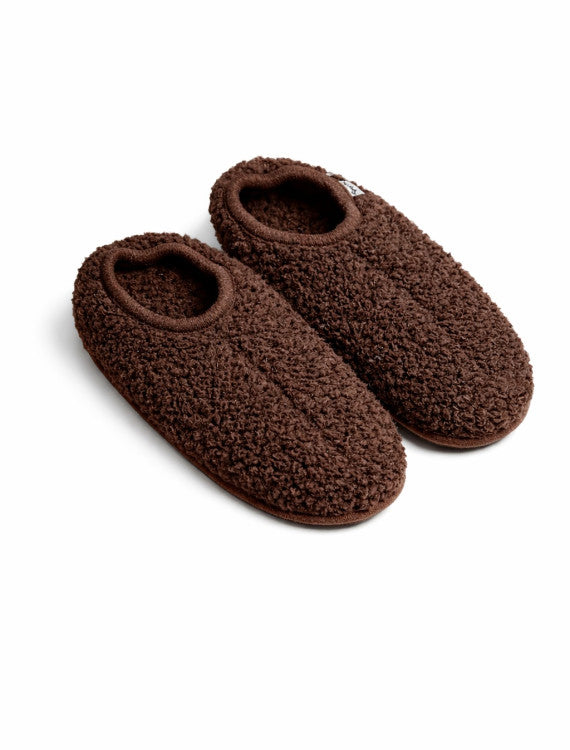 Cloudlet Slippers – Women's wool slippers – Choco Martini – 100% wool with eco-sole – Alwero
