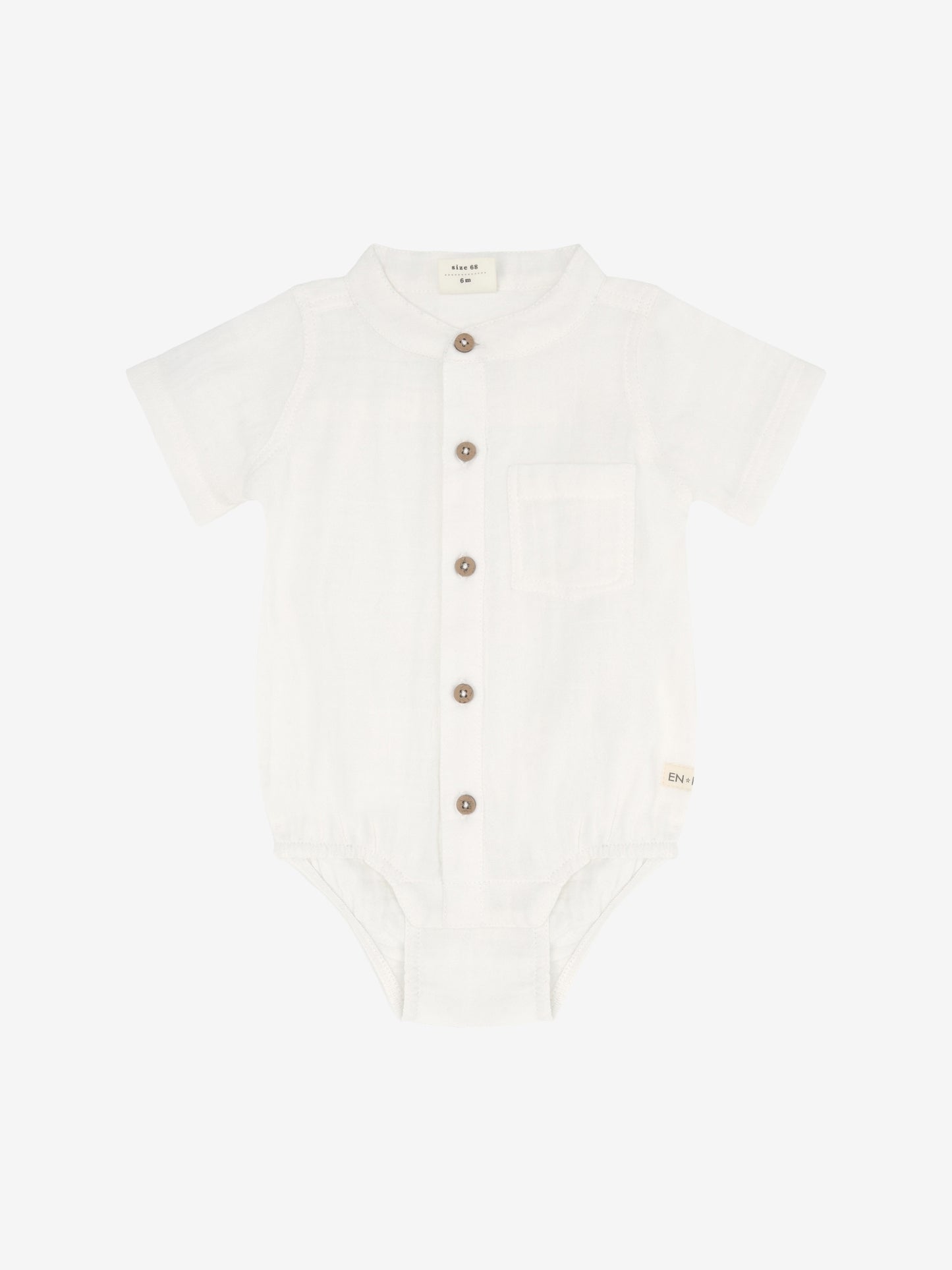 Korte Mouwen Romper - Biologisch katoen mousseline - Body Shirt SS - En Fant