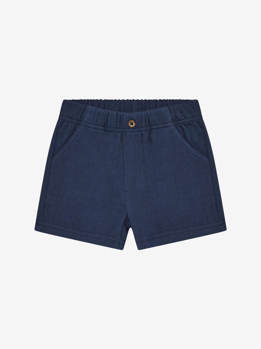 Kort broekje - Katoen mousseline & Sweat - Medieval Blue - Shorts Muslin - En Fant