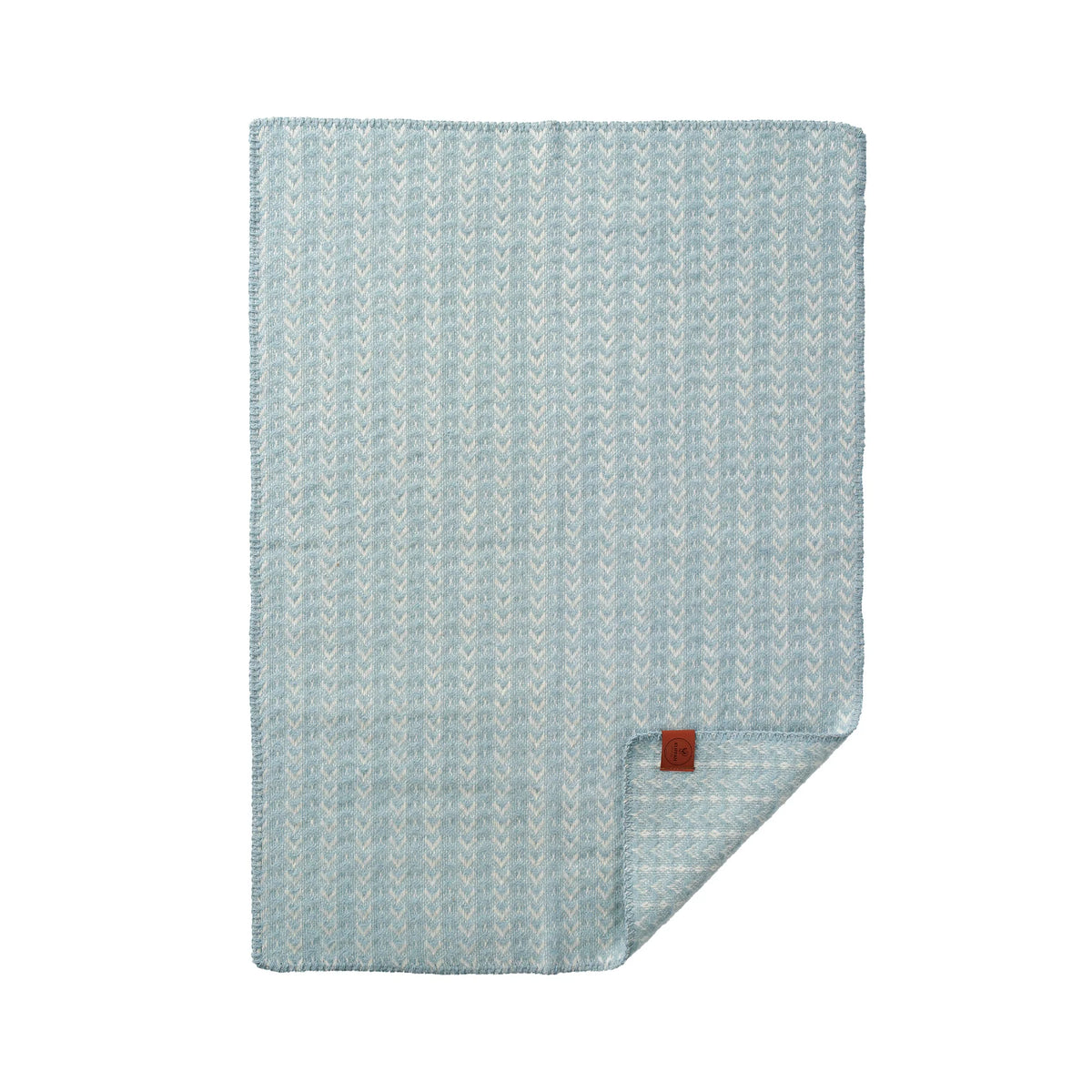 Ilse Baby – Jacquard wiegdeken – Blauw – 100% lamswol – 65 × 90 cm – Klippan Yllefabrik (Copy)